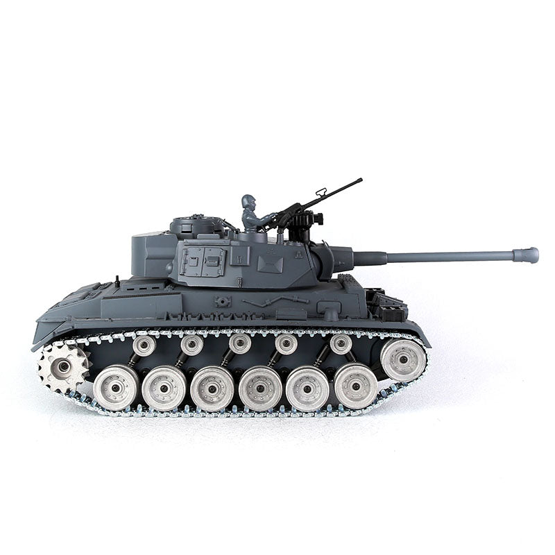 RC Tank Germany lll ZY 827 PRO 1:18 RC Car Metal Track Metal Road Wheels Electric Battle RC Tank Toy