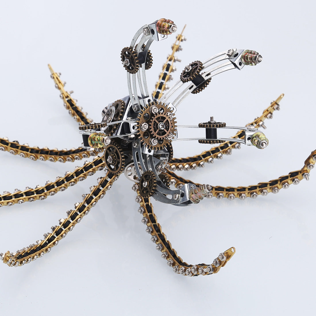 1060PCS Metal Assembly Kit Toy Mechanical Octopus