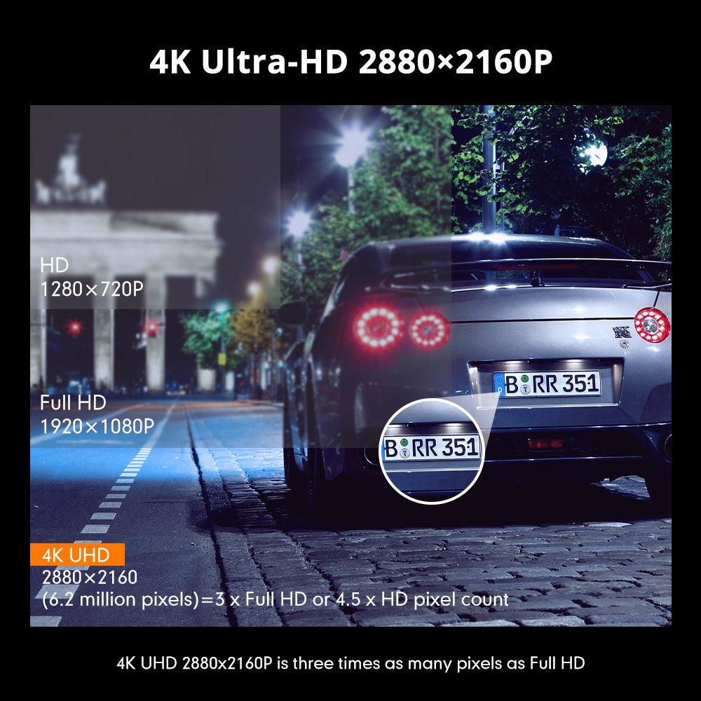 AZDOME GS63H 1CH Dash Cam 4K with Super Night Vision