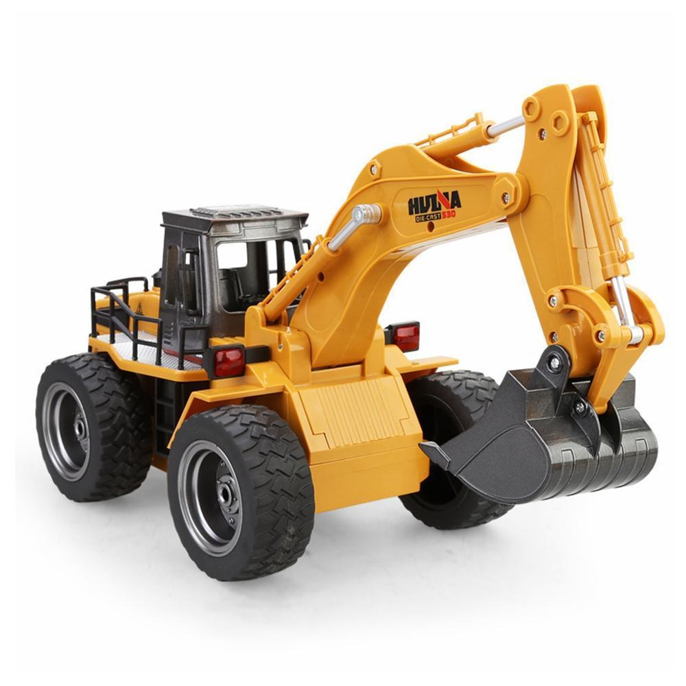 Huina 1530 RC Alloy Excavator 6CH 1:18 Wheel Excavator Toy