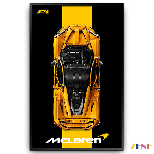 Tablero de exhibición de marcos de fotos Technics para autos LEGO