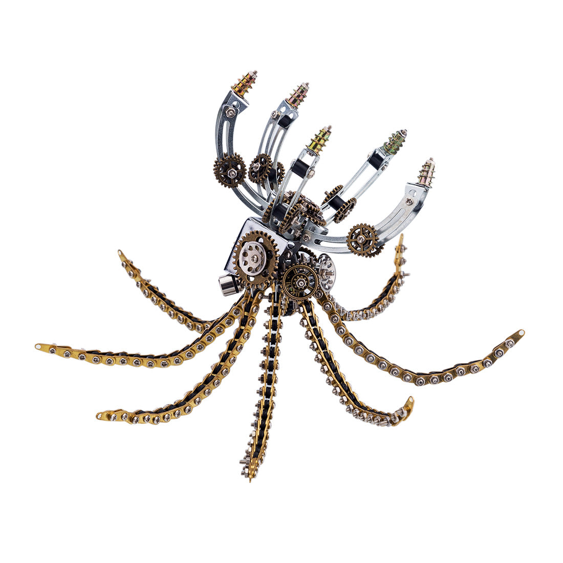 1060PCS Metal Assembly Kit Toy Mechanical Octopus