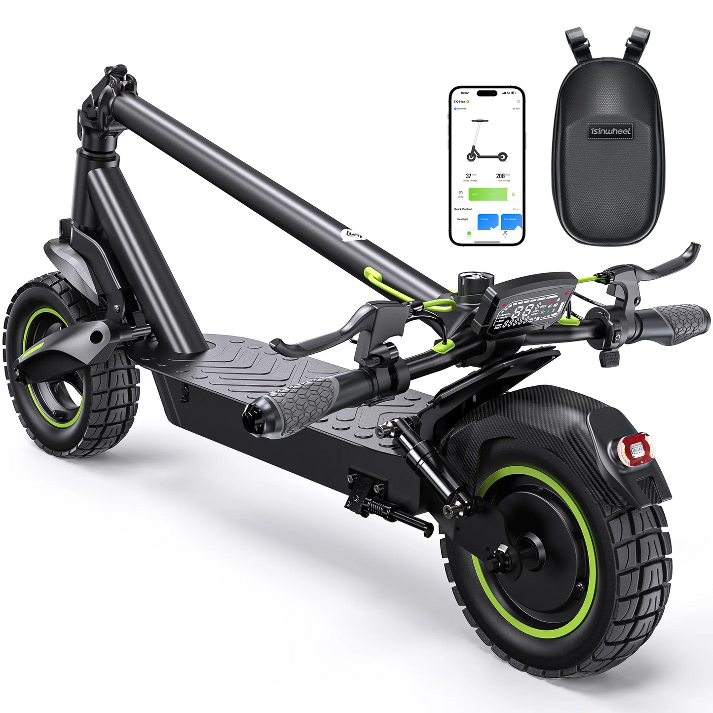 isinwheel S10Max High-End Commuting Electric Scooter 1000W