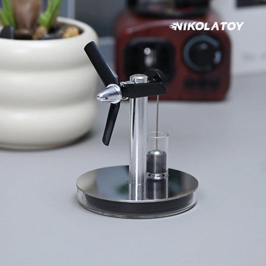 Temperature Difference Stirling Engine Propeller Mirror Cup Cover