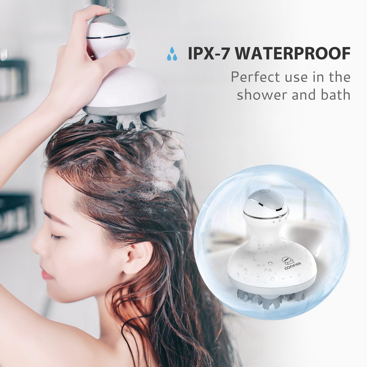 Comfier Cordless Hair Scalp Massager, head massager for Hair Growth, Deep Clean and Stress Relax CF-4902