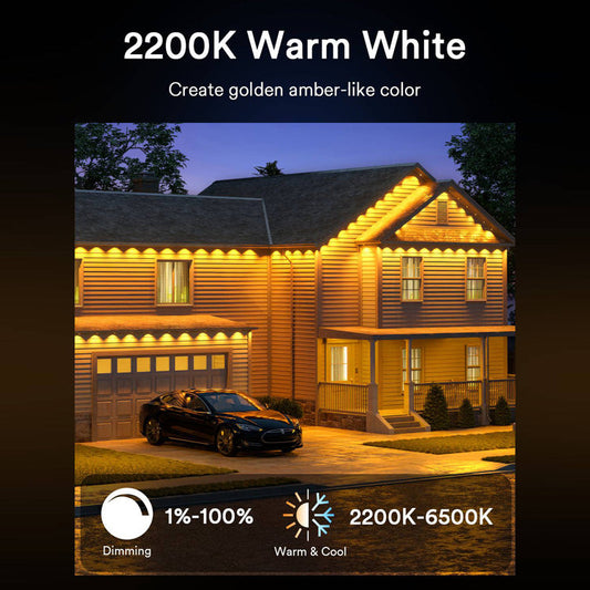 Luces exteriores permanentes Lumary RGBAI