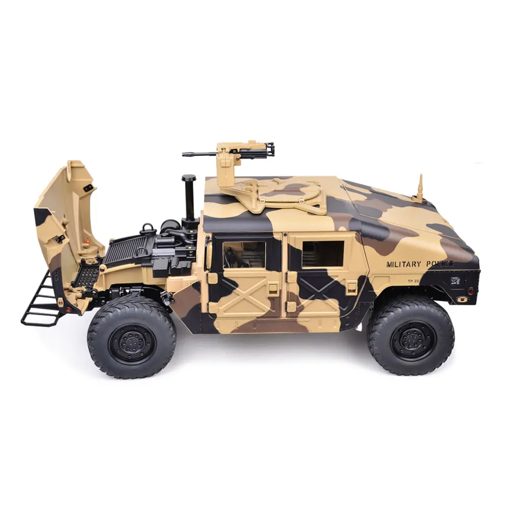 HG P408 4WD RC Car U.S Hummer 1/10 2.4G Military Vehicle Truck Toys Gifts