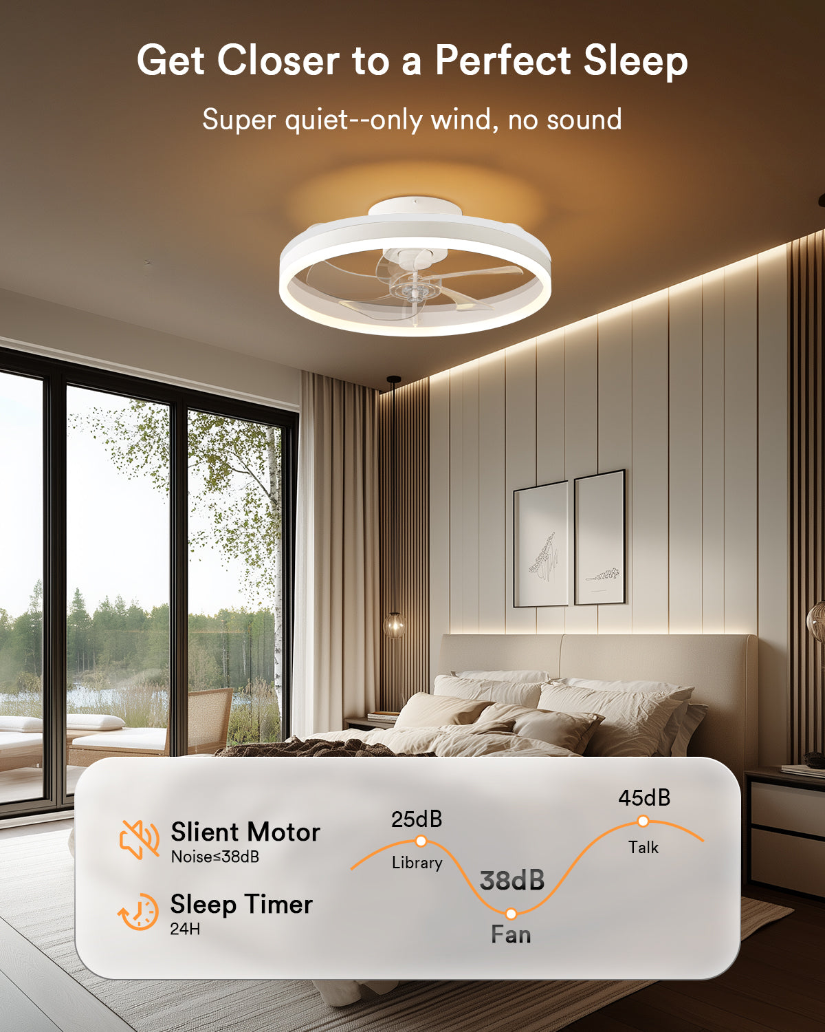 Lumary Smart Ceiling Fans with Lights