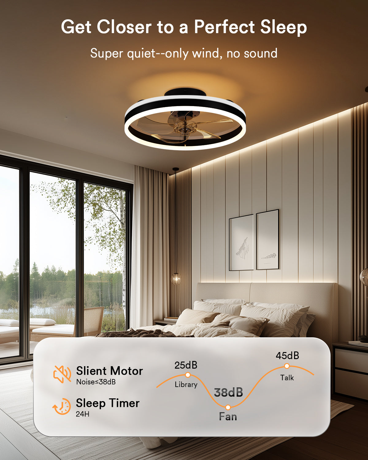 Lumary Smart Ceiling Fans with Lights