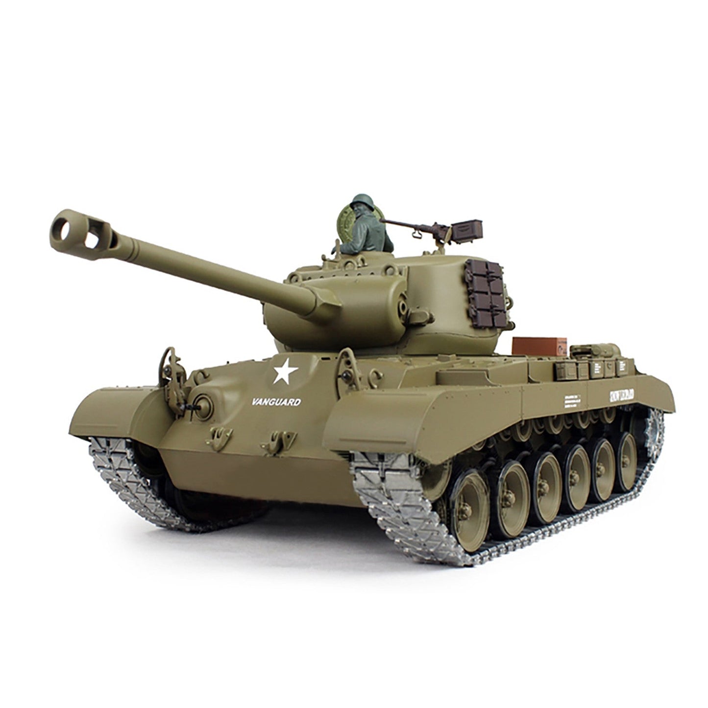Heng Long 3838 M26 RC Tank Pershing US Army Snow Leopard Battle Tank 1/16 Upgrade Metal RC Tank toys
