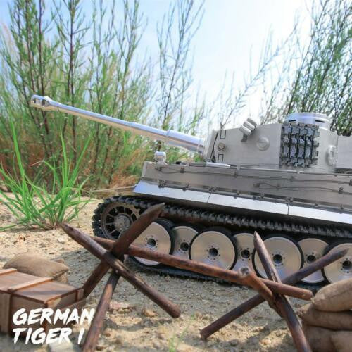 Heng Long 3818 Pro Customized Version Full Metal German Tiger I RC Tank 1/16 High Quality Tank Toys