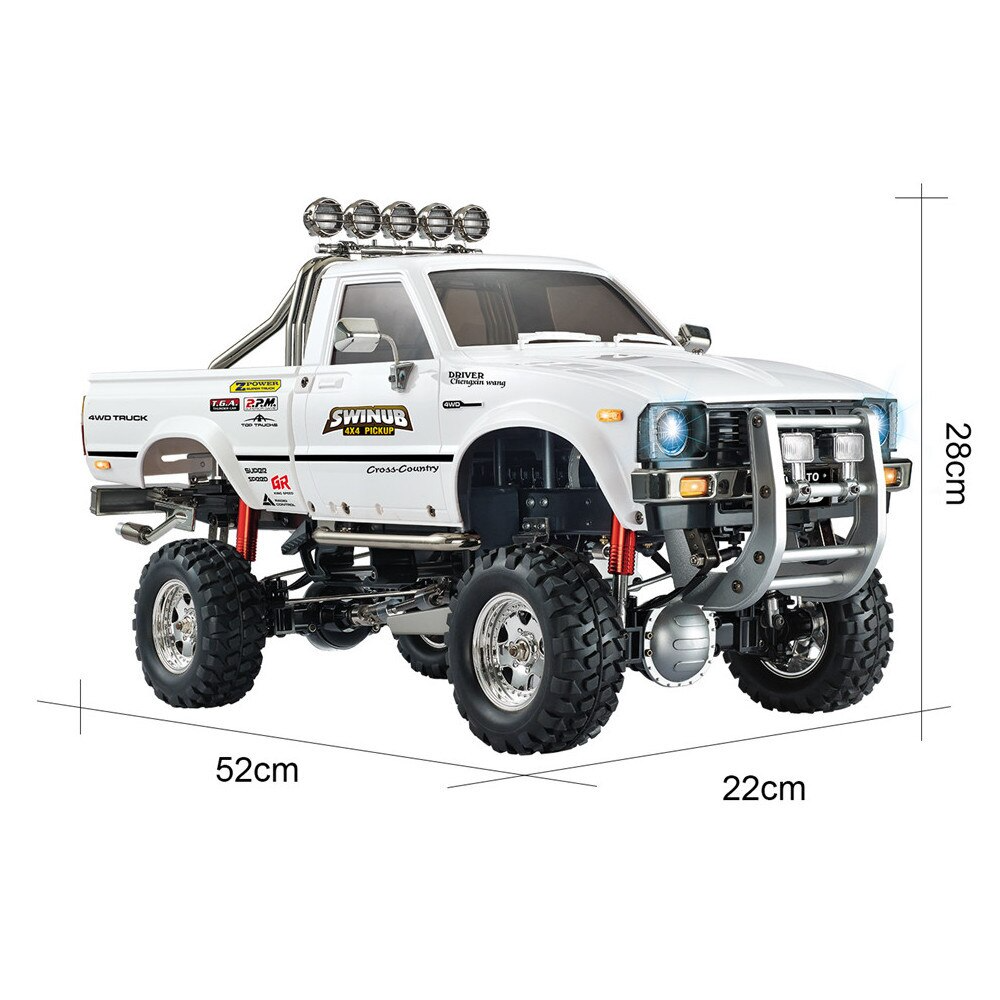 HG P409 4WD RC Car Pickup 1/10 2.4G Truck Climbing off-road Vehicle Toys Gifts