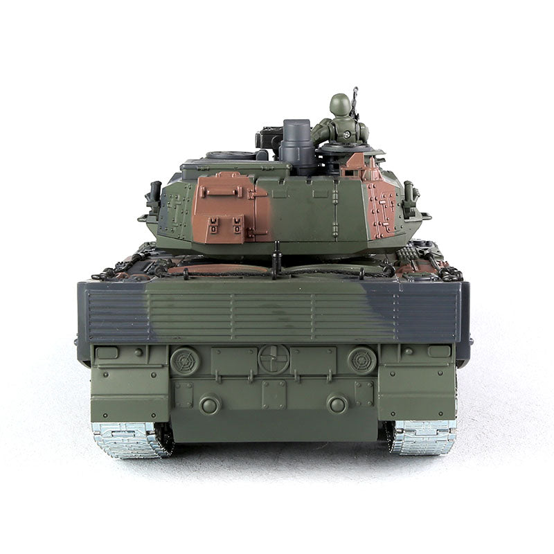 RC Tank German Leopard 2 ZY 822 PRO 1:18 RC Car Metal Track Metal Road Wheels Electric Battle RC Tank Toy
