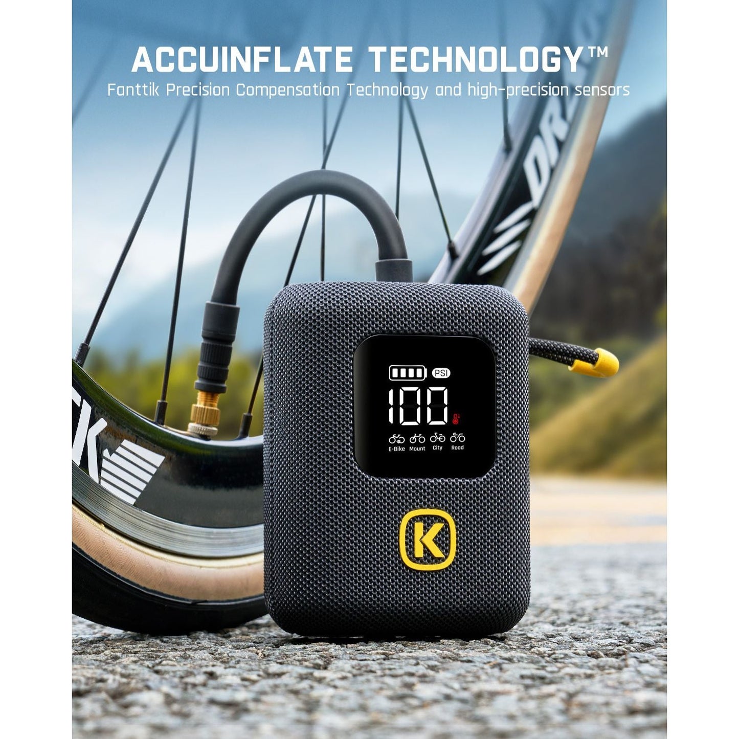 مضخة دراجة محمولة Fanttik X8 Ace