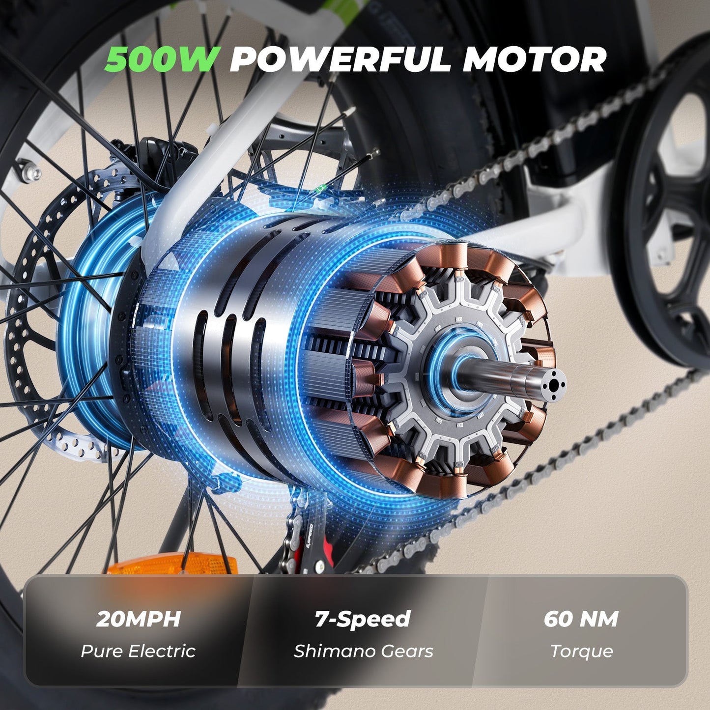 isinwheel U7 500W Cargo Bike