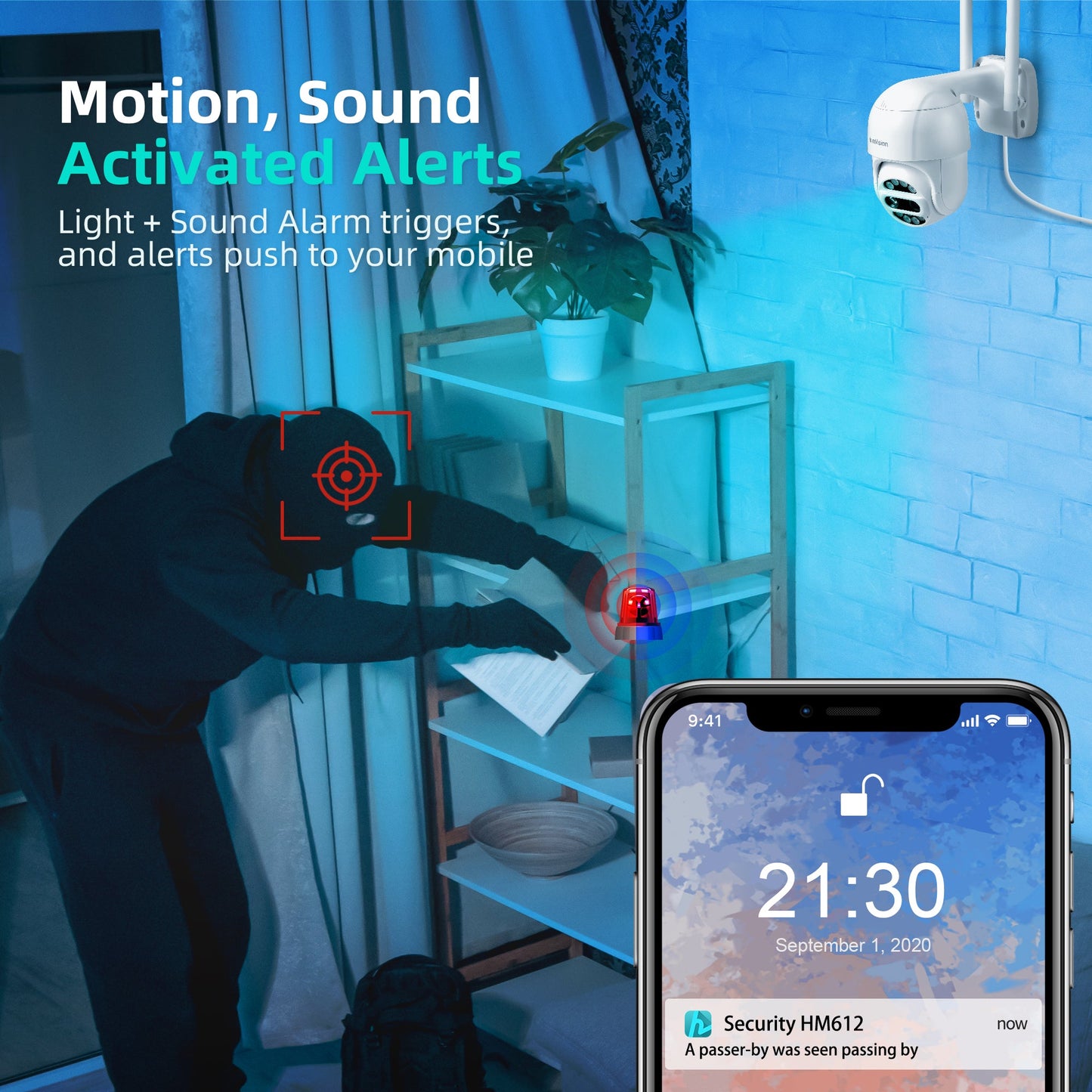 HeimVision Protect D1 PTZ Outdoor Security Camera