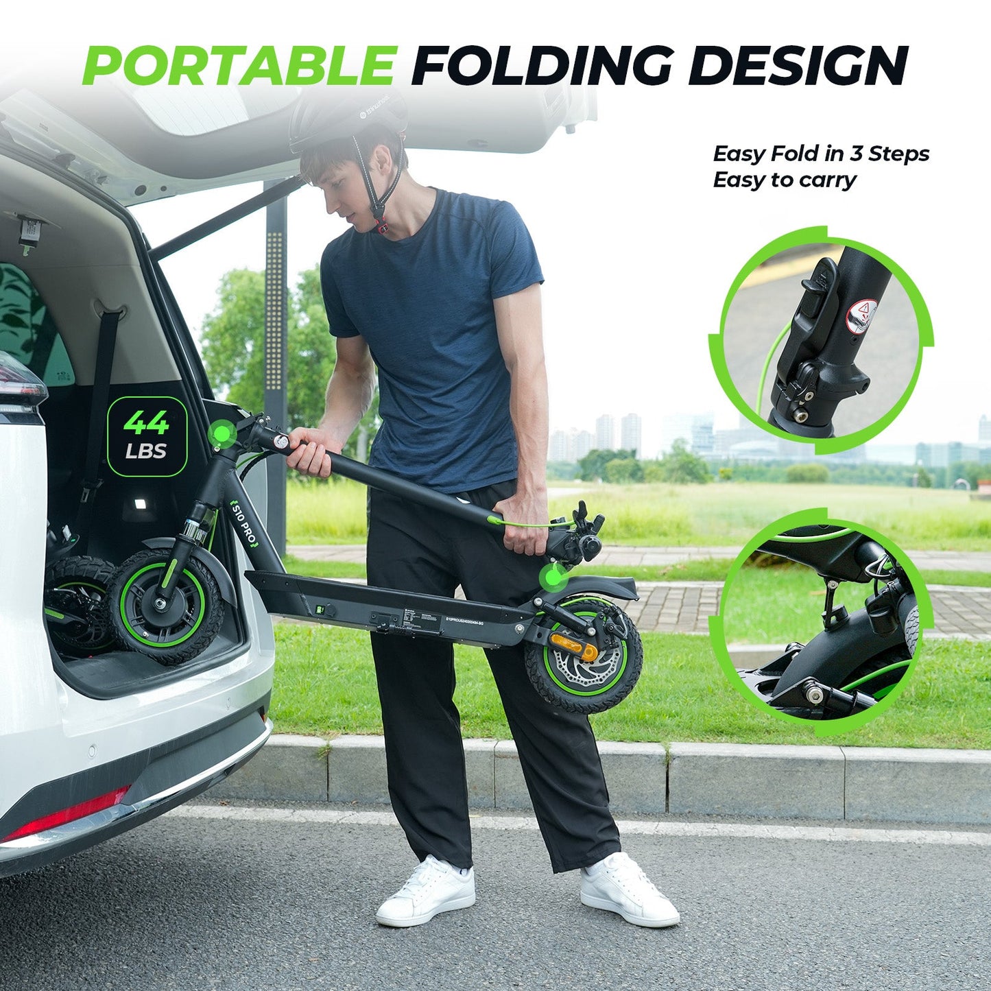 isinwheel S10Pro Commuting Electric Scooter 800W