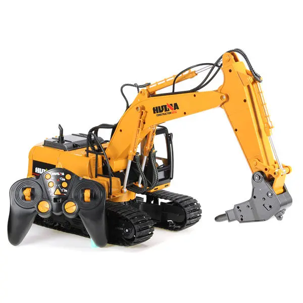 Huina 1560 Alloy RC Excavator Gravel Car 2.4G 1:12 16 Channels RC Car Toys
