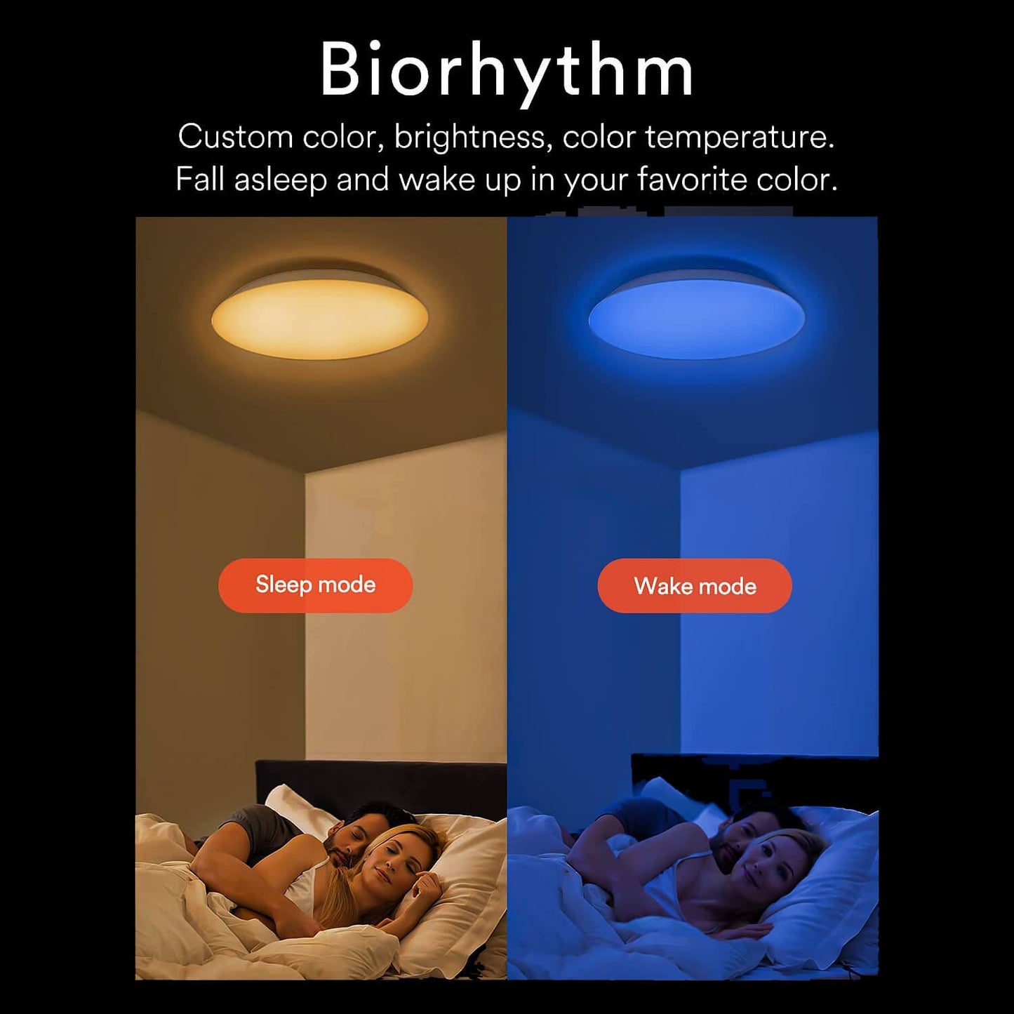 Smart Ceiling Lights 24W RGBWW Ceiling Lights