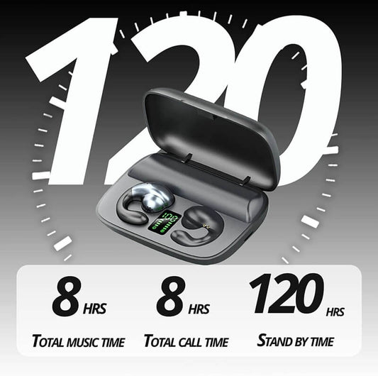 Wireless Earbuds with Earhooks Mini Bone Conduction Headphones