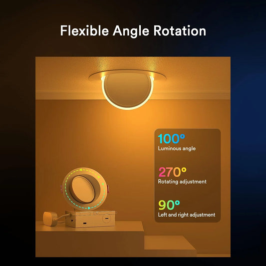 Lumary  Smart RGB Gimbal Light Ultra 4 Inch