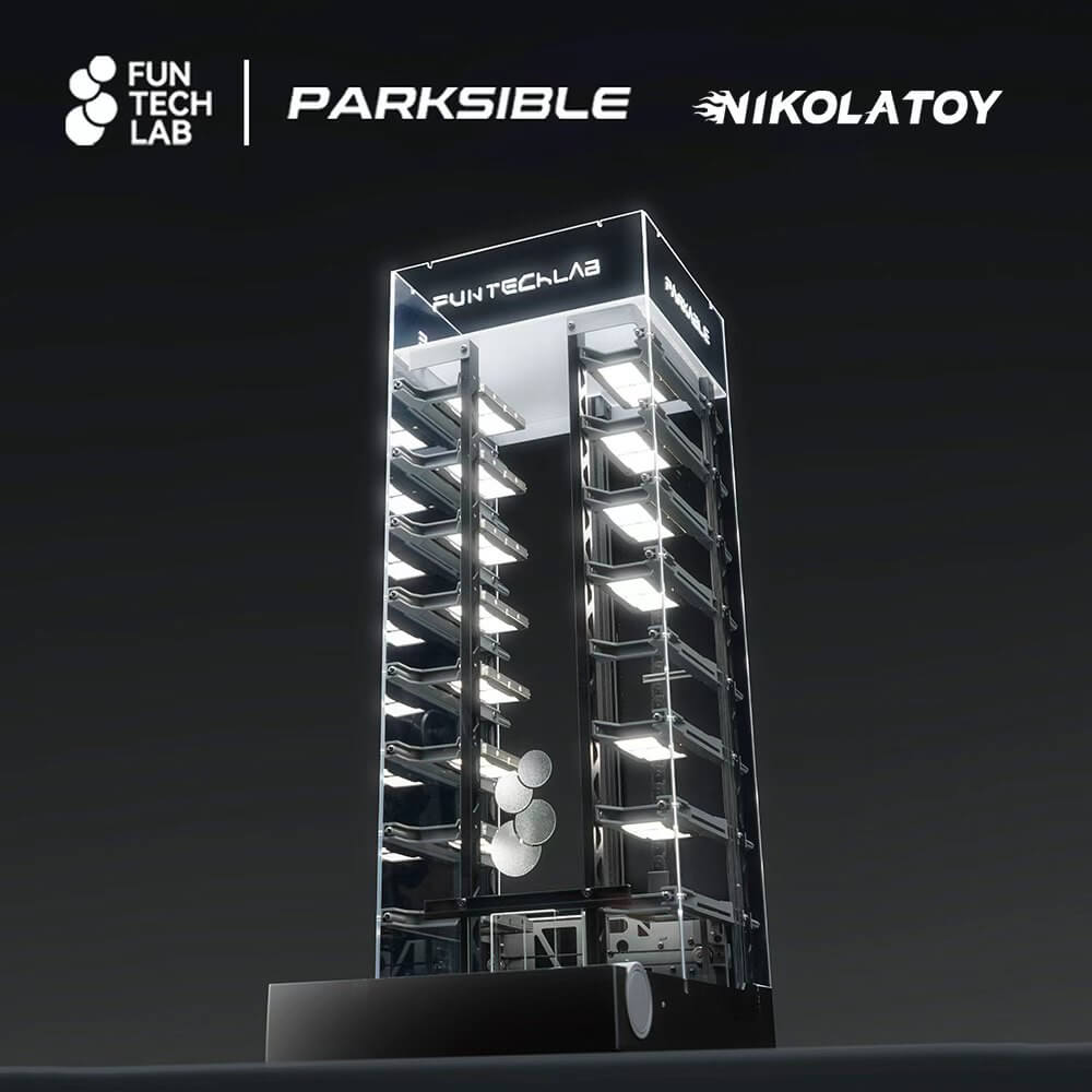 1:64 Mechanical Parking Garage Parksible 64