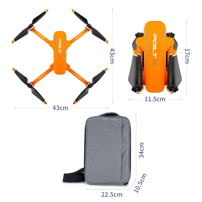 JJRC X17 RC Drone 3-Axis Gimbal 6K HD Camera ESC GPS 5G WiFi Brushless Foldable Quadcopter