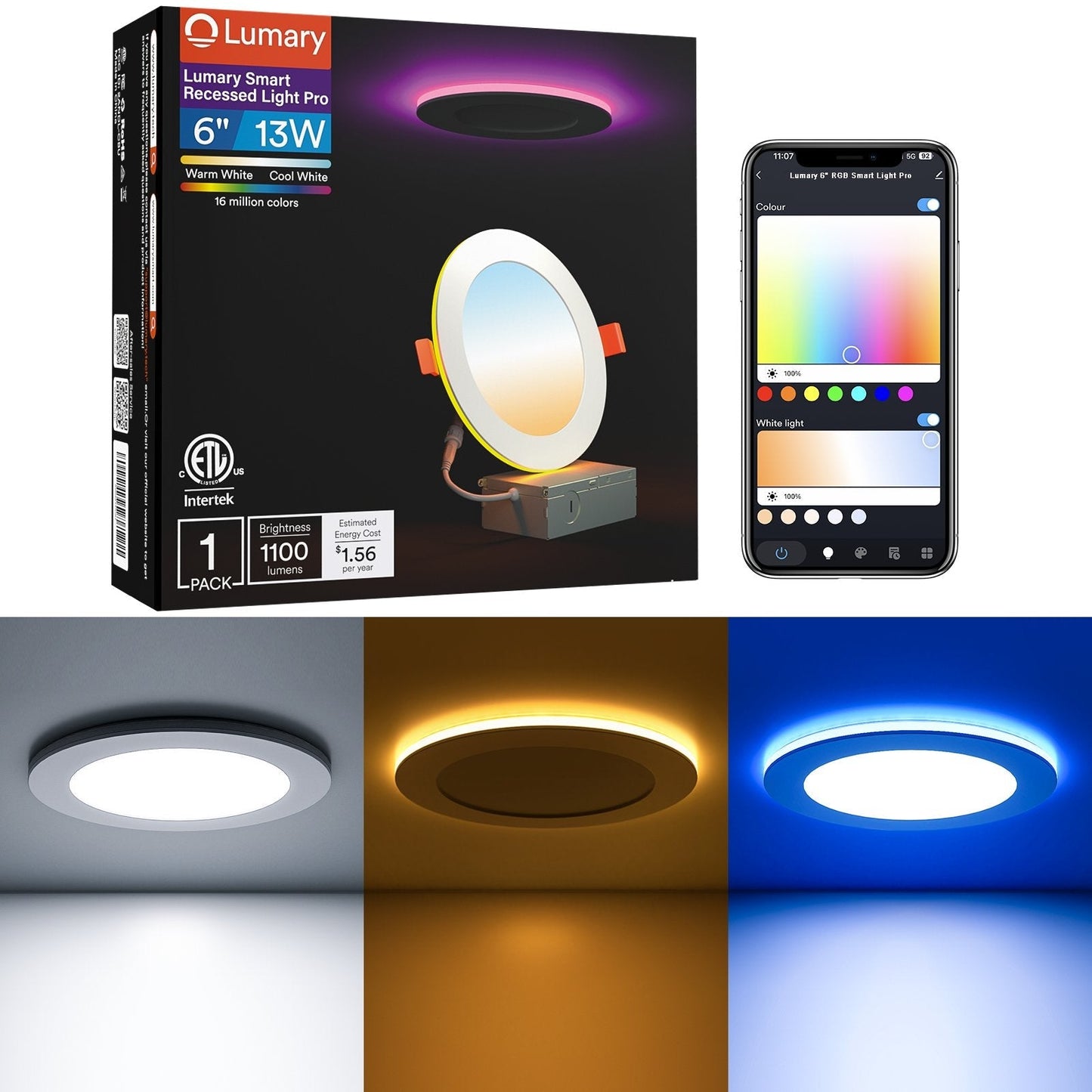 Lumary Smart Recessed Light Pro
