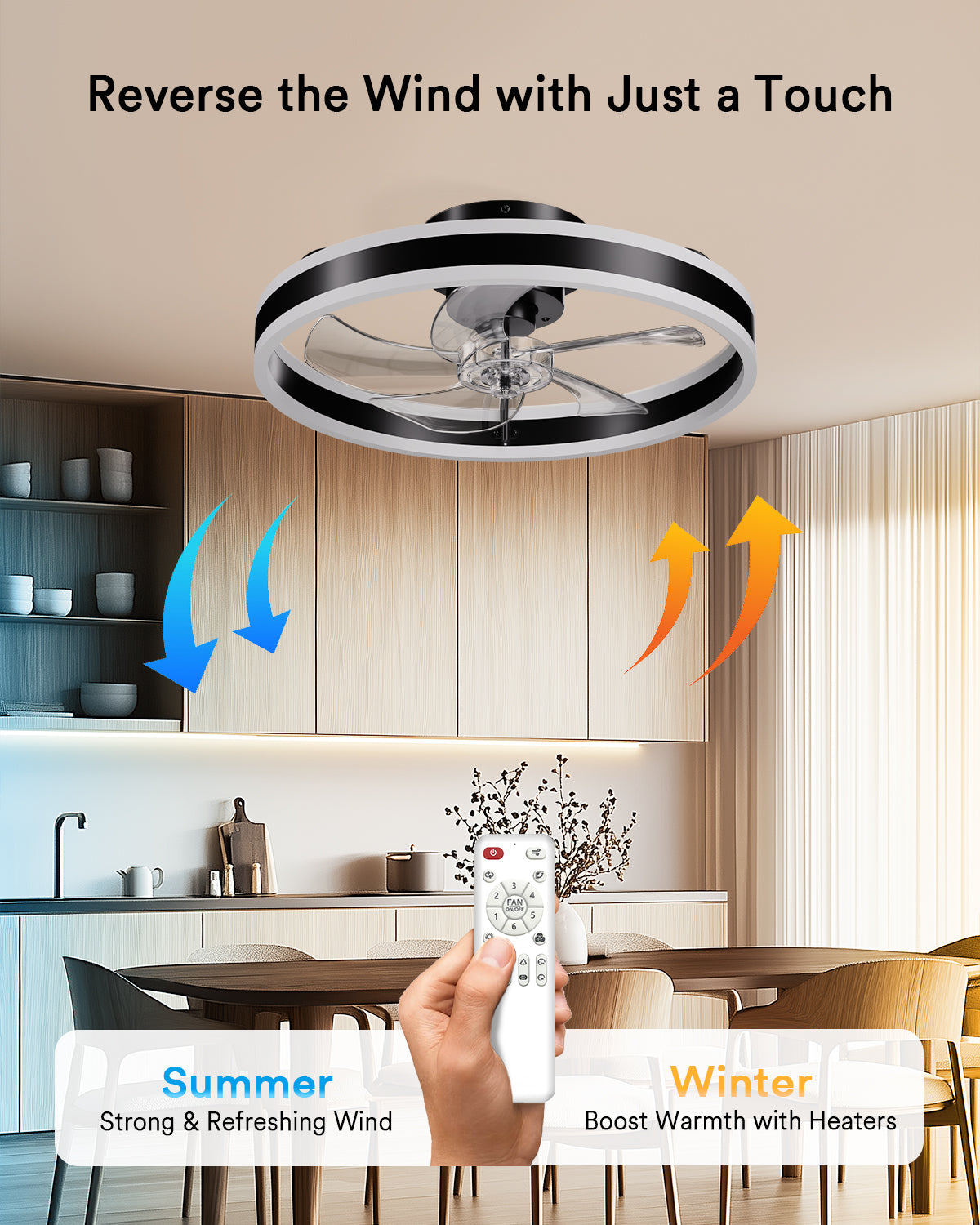 Lumary Smart Ceiling Fans with Lights