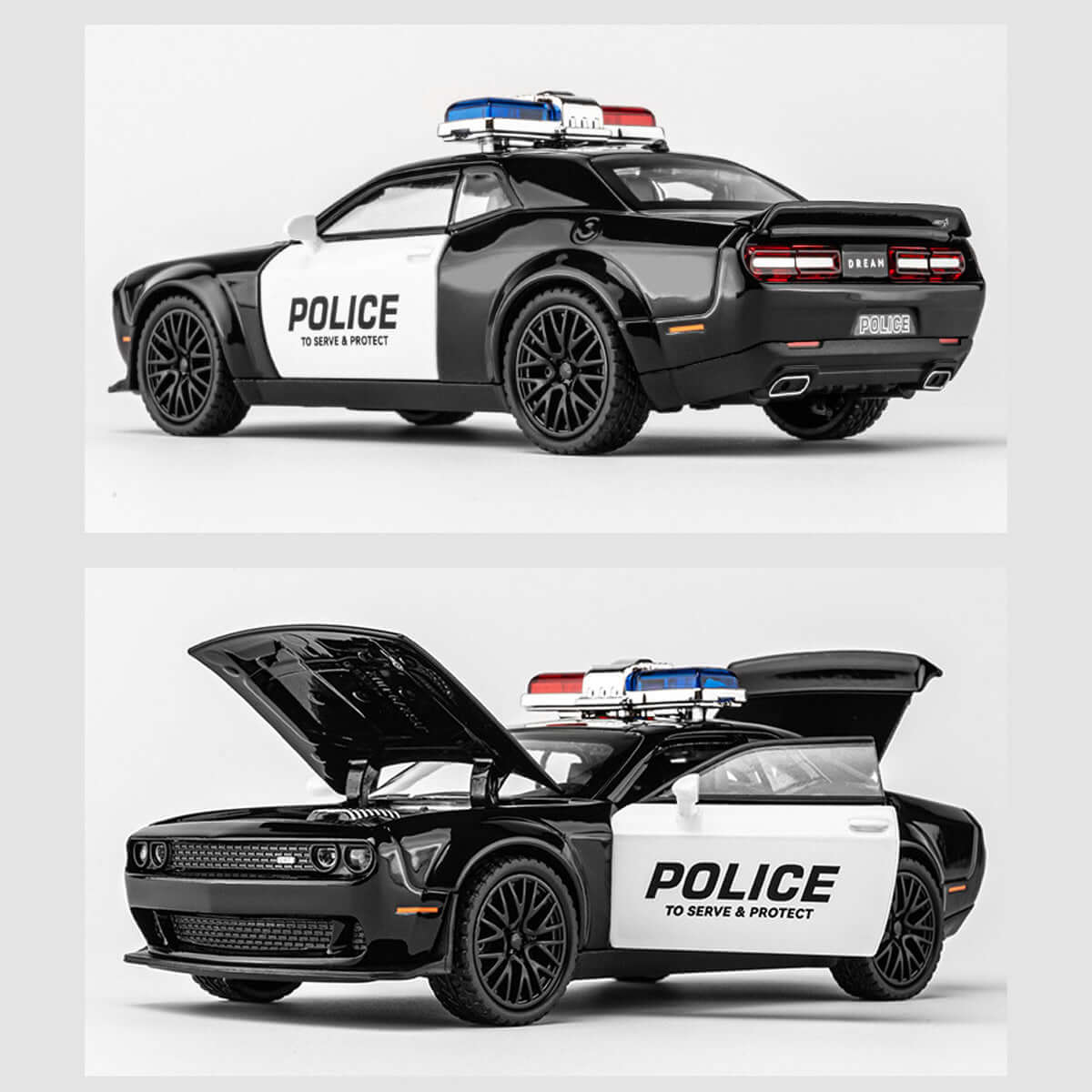 Alloy 1/32 Dodge Hellcat SRT Model Car