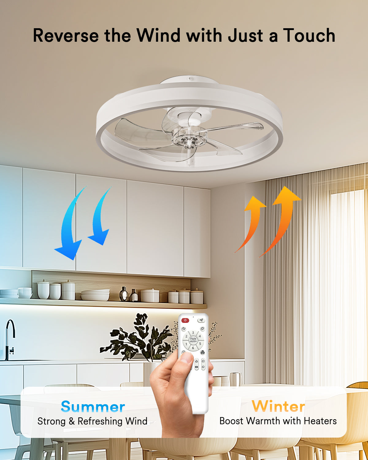 Lumary Smart Ceiling Fans with Lights