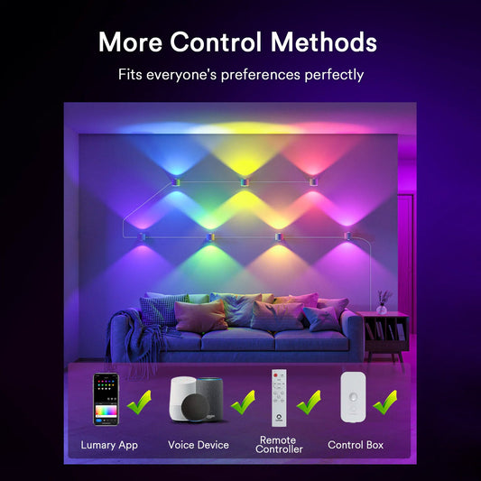 Lumary RGBAICW Smart Wall Sconces