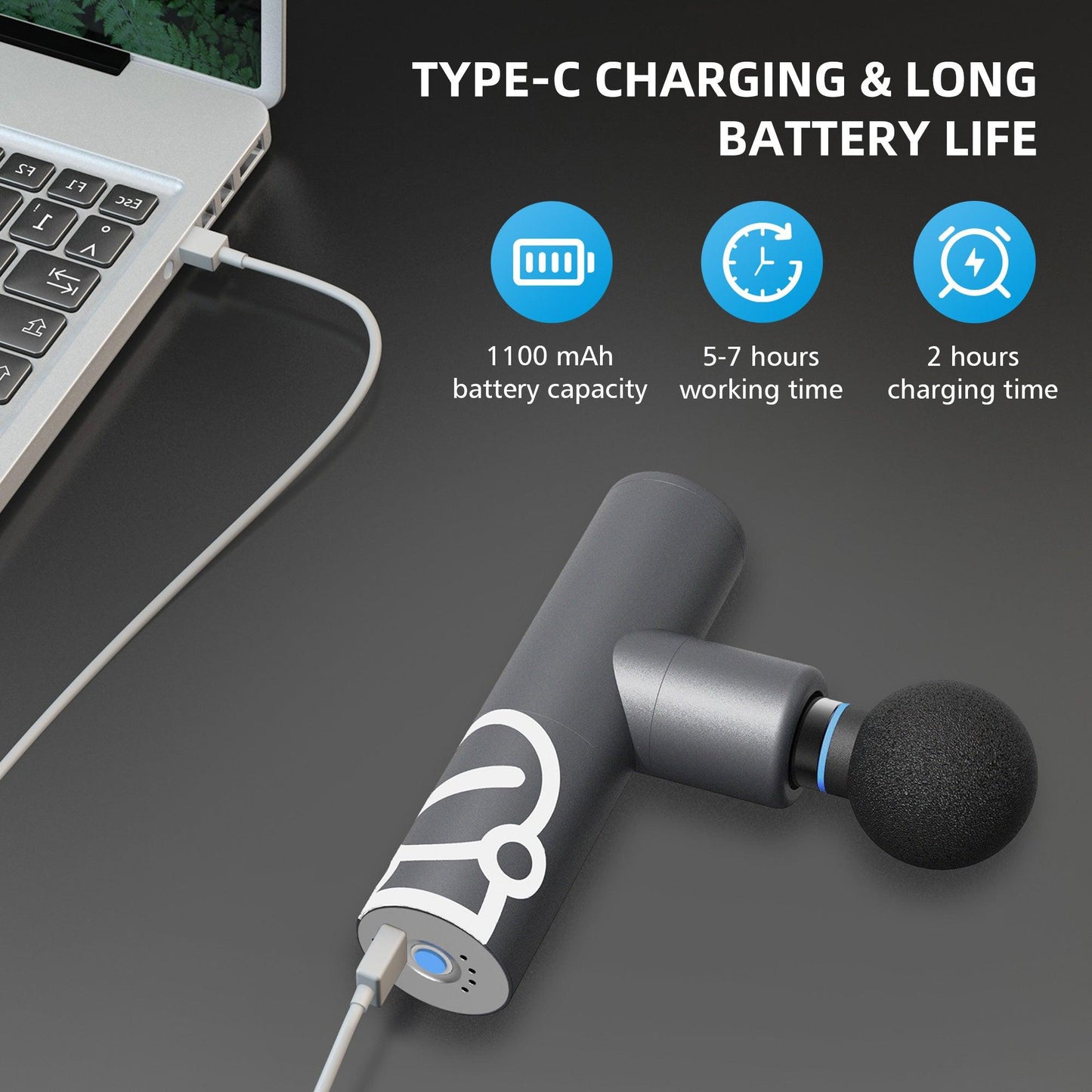 Comfier Mini Massage Gun,Upgrade Pocket Sized Percussion Muscle Massager Gun CF-4910