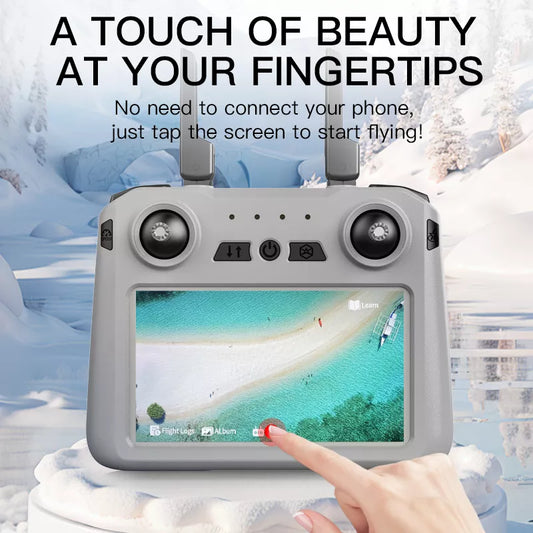 Dron XIL 193S MAX 4K con cardán de 3 ejes, cámara EIS, láser, evitación de obstáculos, cuadricóptero GPS 5G con control remoto y pantalla táctil