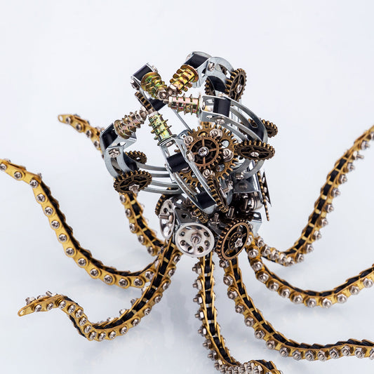 1060PCS Metal Assembly Kit Toy Mechanical Octopus