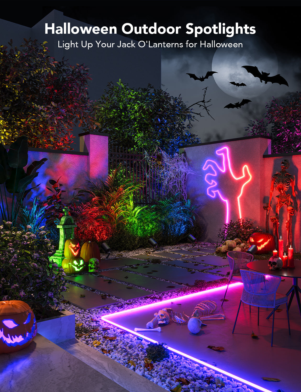 Refurbished Govee Outdoor Spot Lights