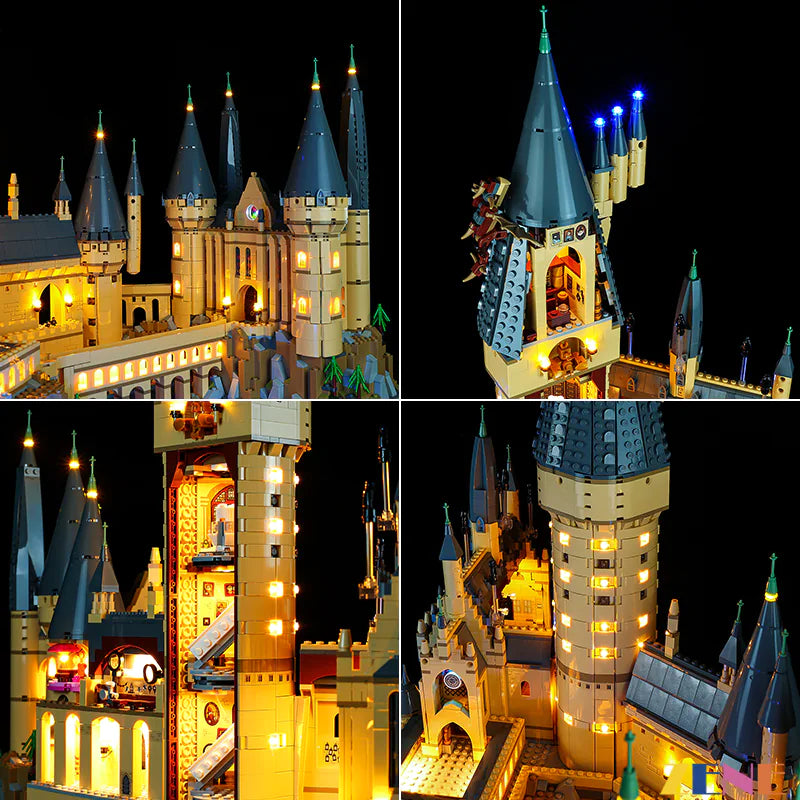 Light Kit for LEGO Hogwarts Castle #71043 (Bright Version)