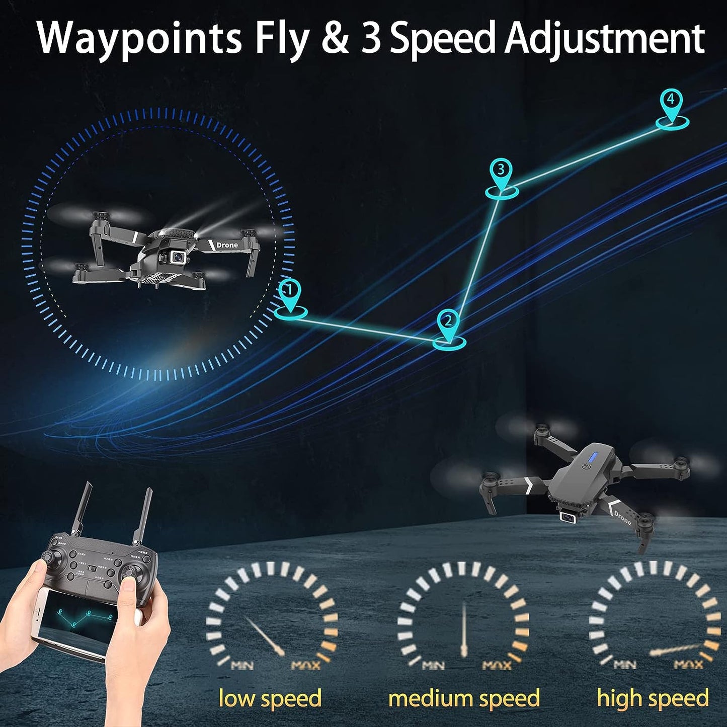 Black Falcon 4K Drone Pro Extreme Upgrade