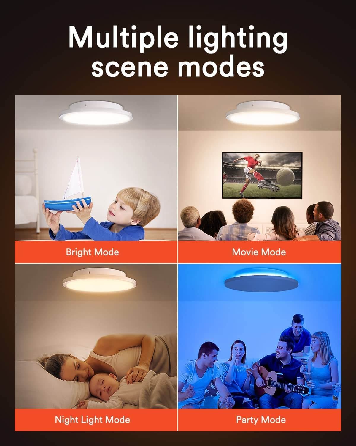 Lumary Wi-Fi Smart Ceiling Light With Ambient Light 24W