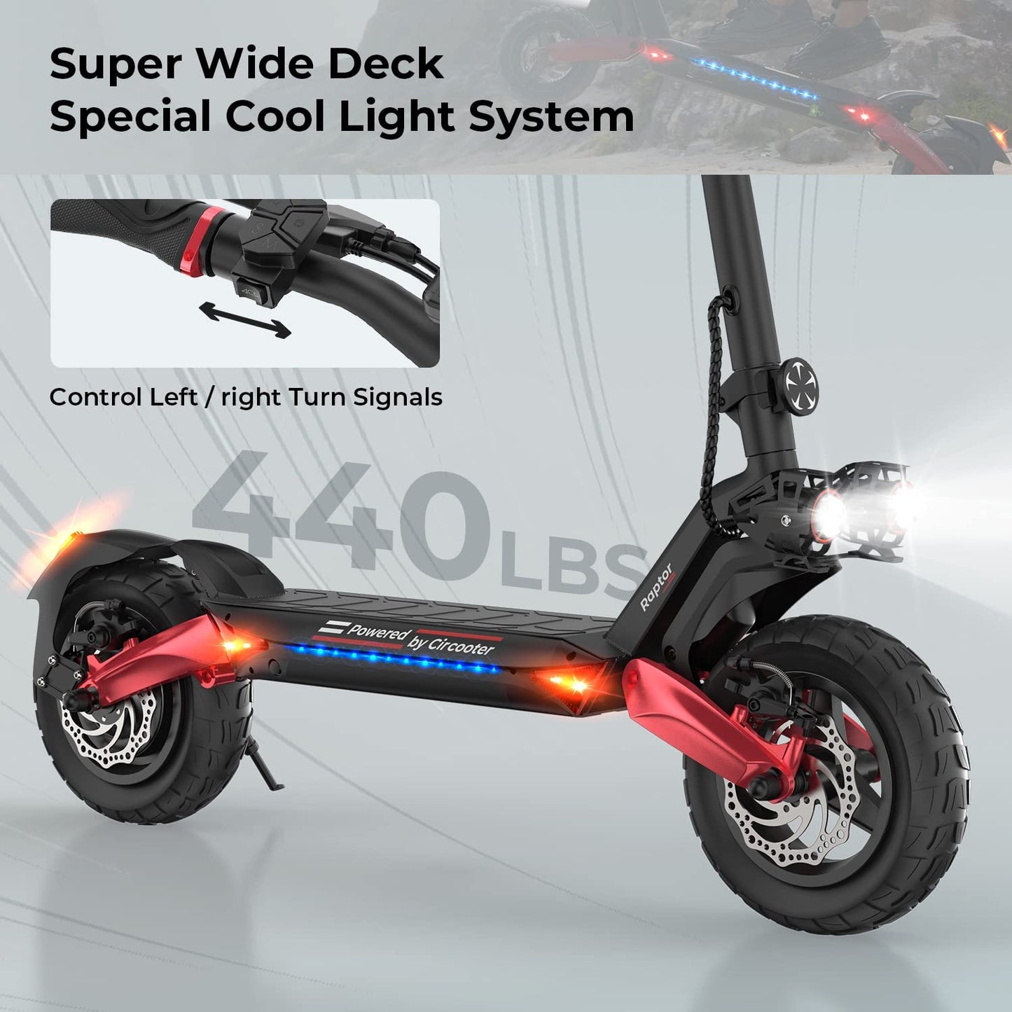 R 800W Off Road Electric Scooter