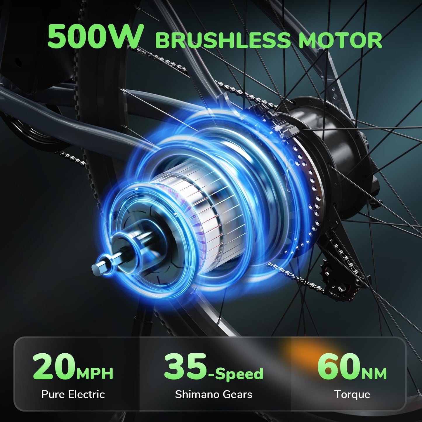 isinwheel M10 500W Electric Commuter Bike