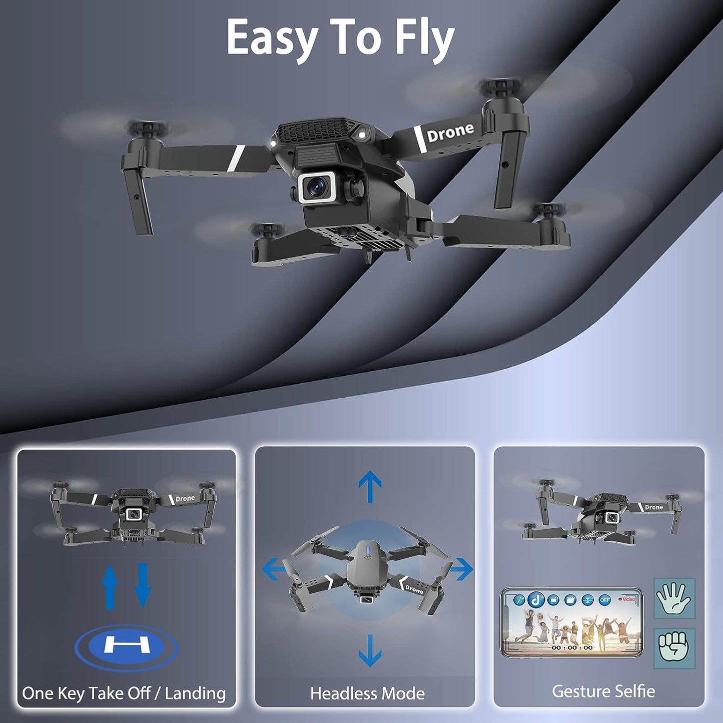Black Falcon 4K Drone Pro Extreme Upgrade