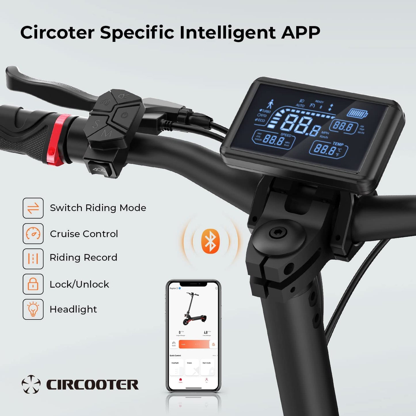 R 800W Off Road Electric Scooter
