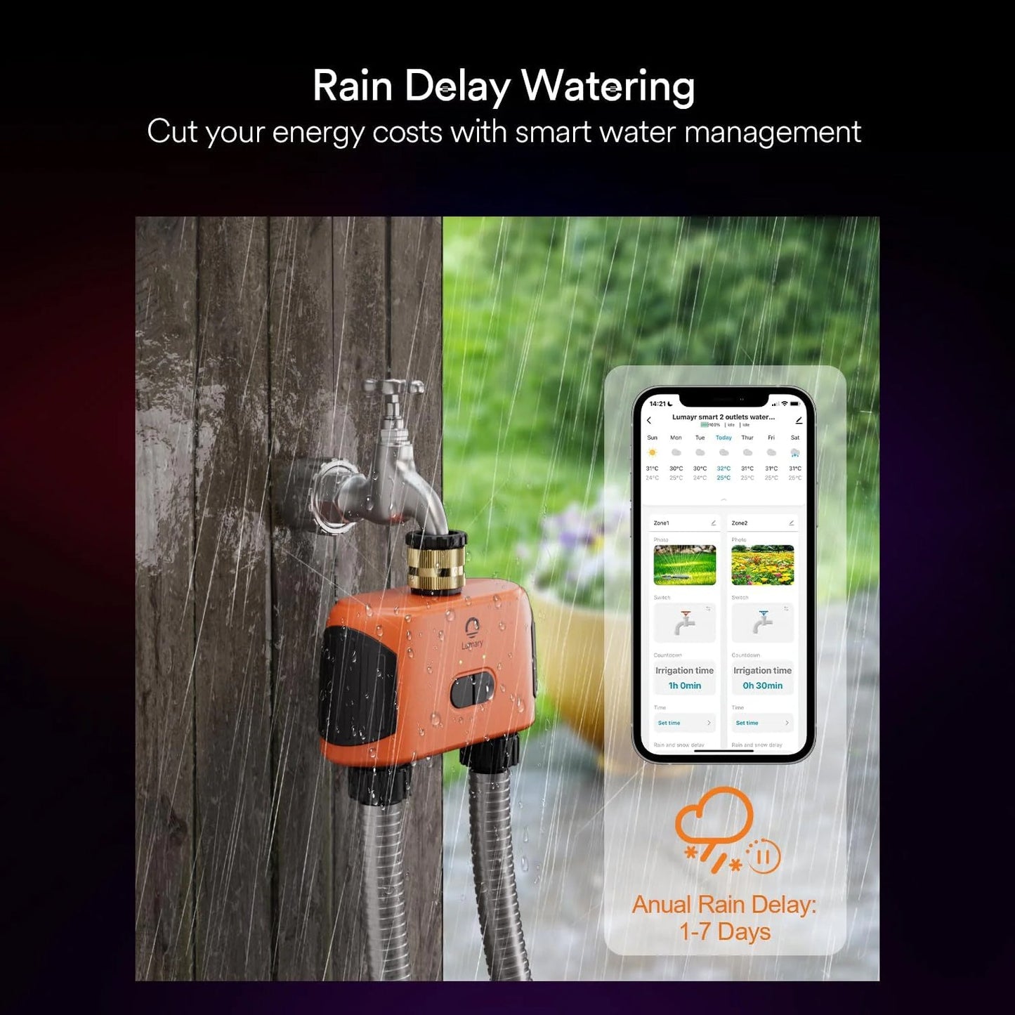 Lumary Smart Water Timer