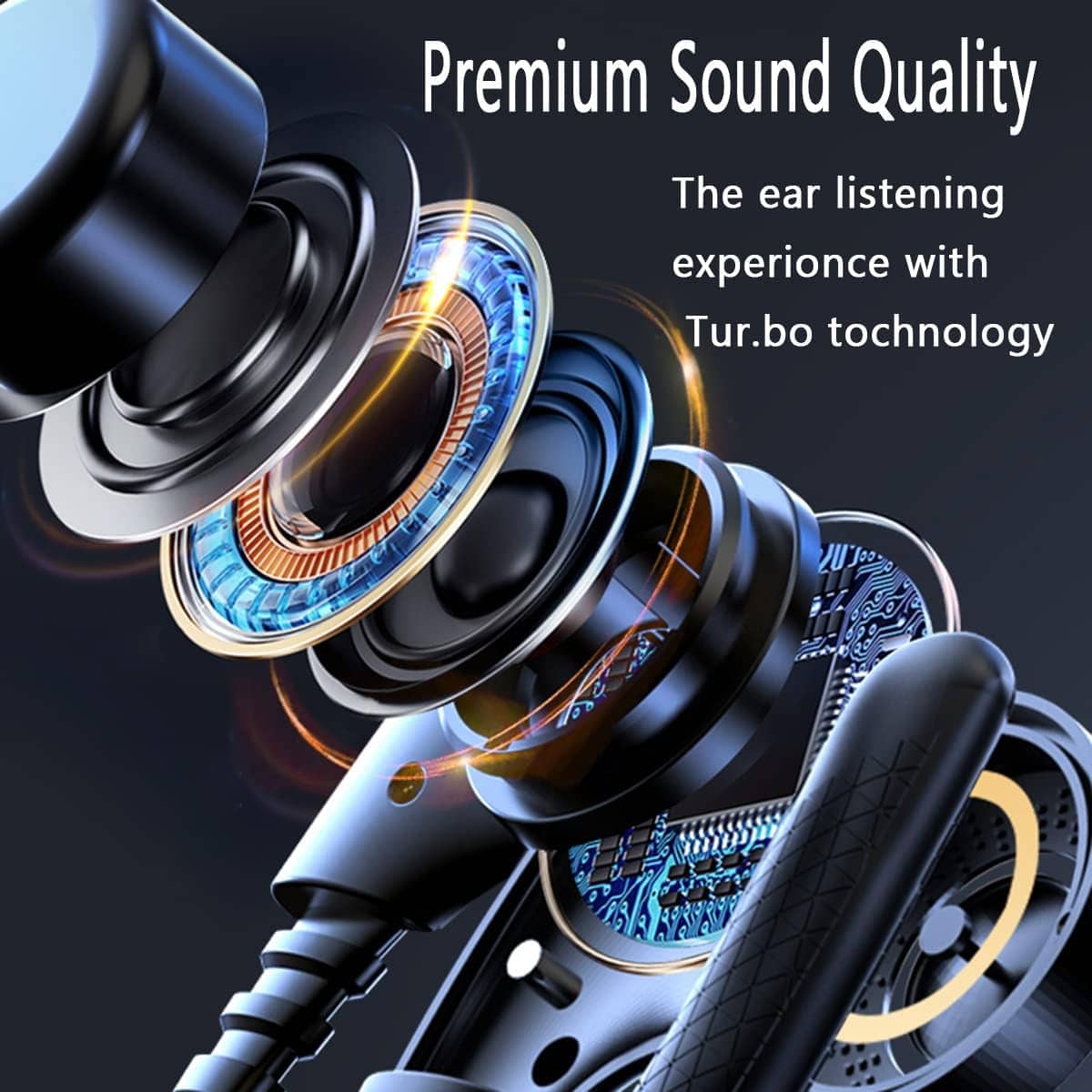 Wireless Over Ear Earbuds with Earhooks Bluetooth Sport Running Headphones with Ear Hook Mic Wireless Running Sport Earbuds Workout Working Out Bluetooth