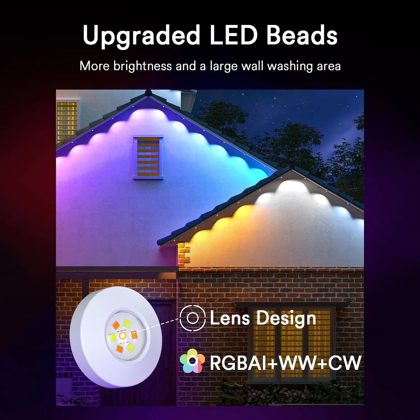 Lumary RGBAI Permanent Outdoor Lights Pro
