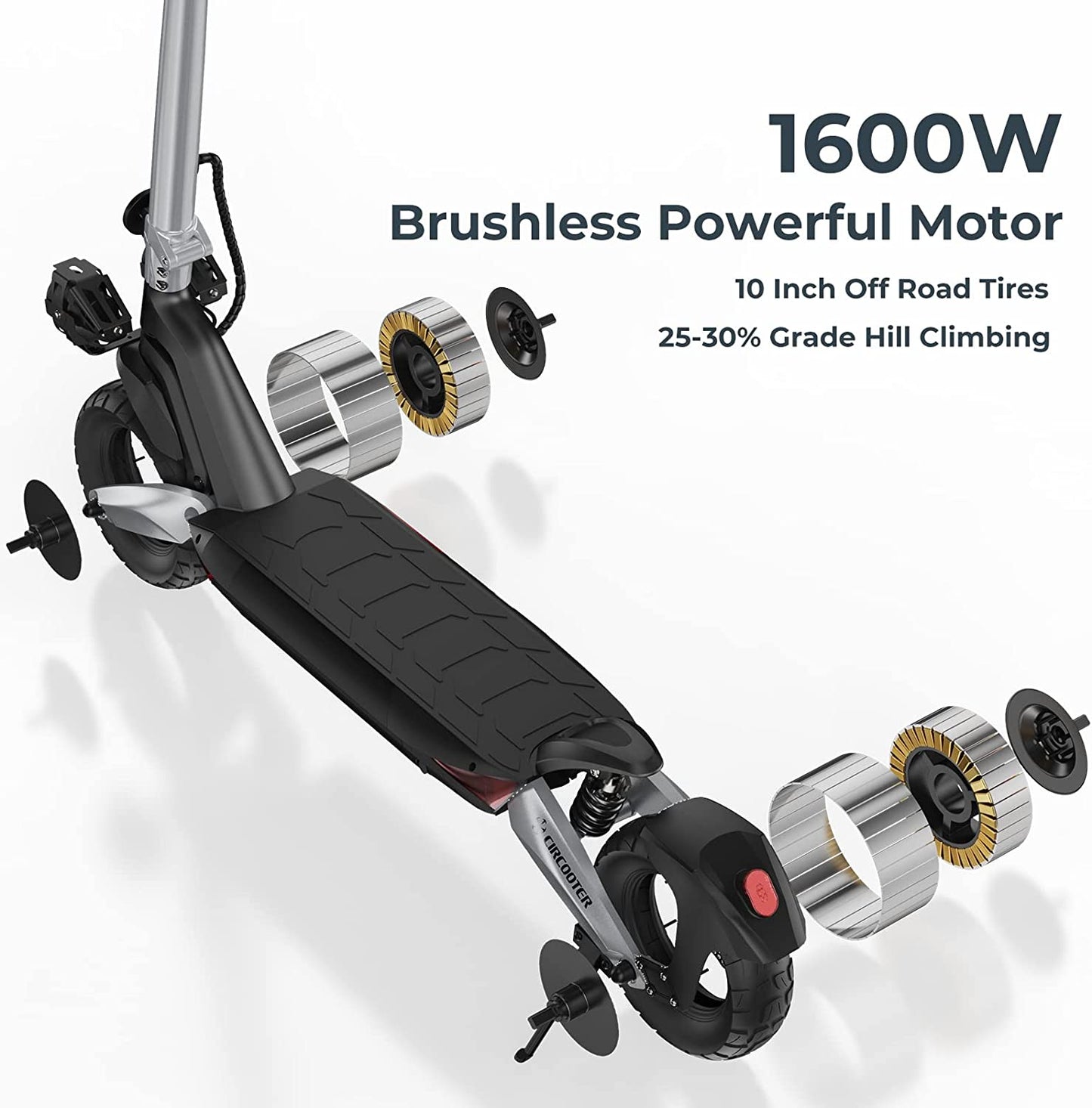 RPro 1600W Dual Motors Off Road Electric Scooter