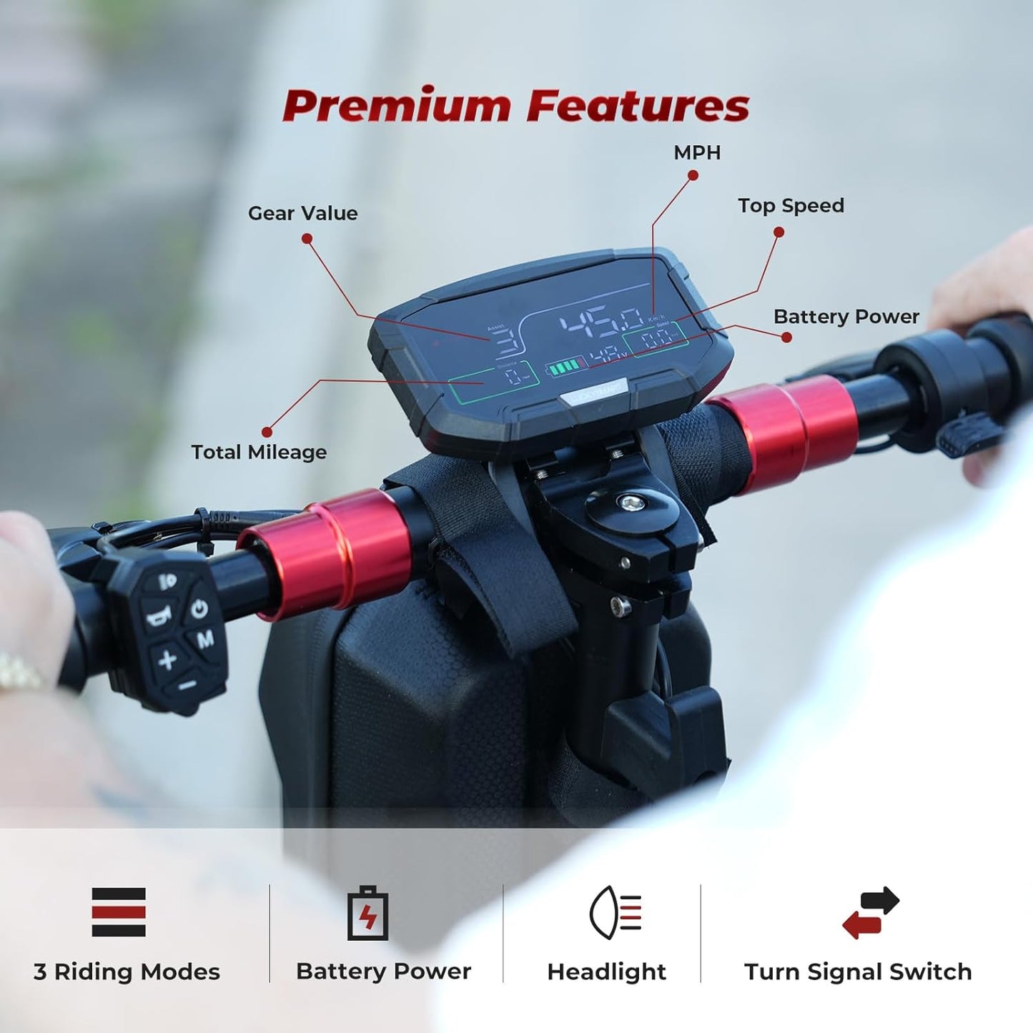 isinwheel GT2 1000W Off Road Electric Scooter