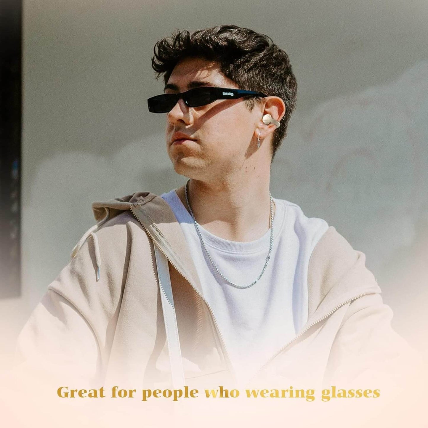 Wireless Open Ear Ear Clip On Bone Conduction Headphones Headset Bluetooth Earclip Open Ear Air Bone Conduction Earbuds Earphones Head Phones Outer Bone Conducting Headphones Earphones