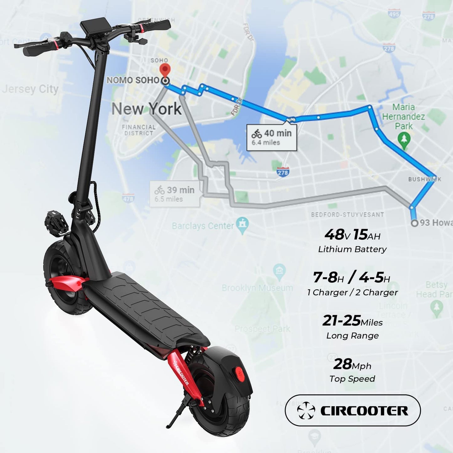 R 800W Off Road Electric Scooter